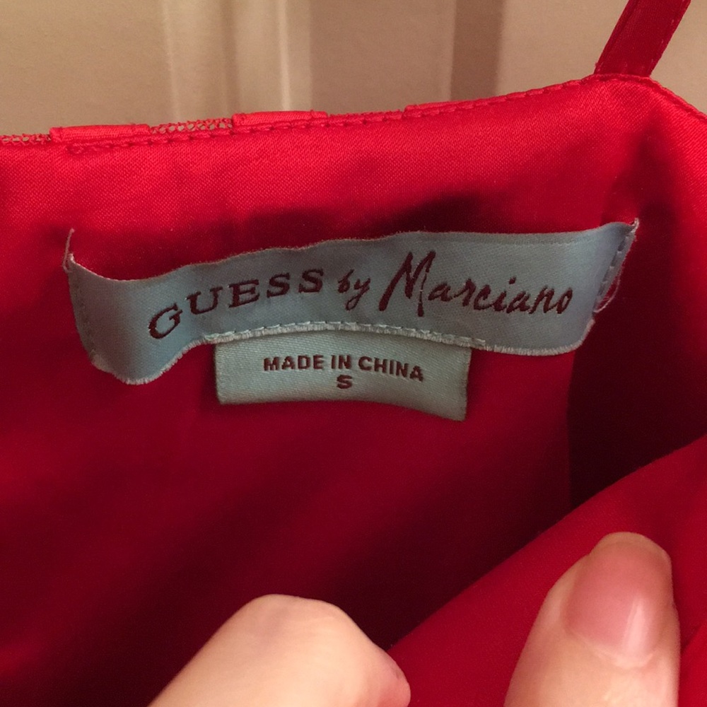 Marciano Red Ballerina Tulle Bustier Corset - Picture 6 of 7